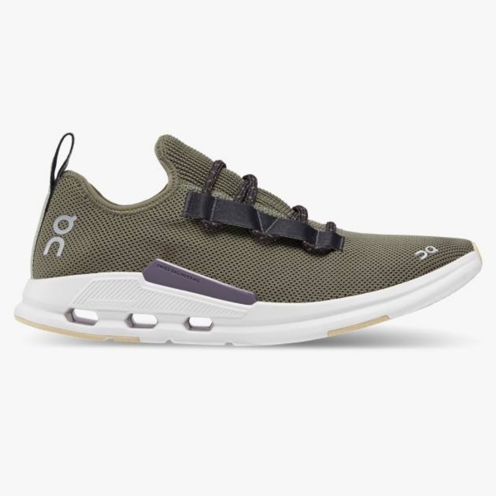 Size 11.5 On Running Cloud Easy Olive Black Low Top Sneaker